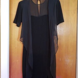 Black nylon dress